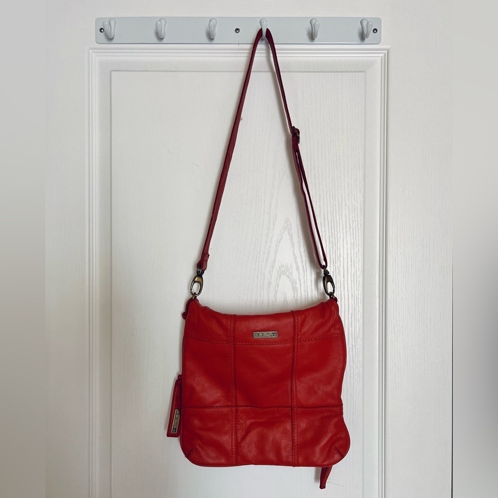 Joe's Jeans Retro Boho Burnt Orange Slouchy Crossbody Bag - Picture 4 of 12